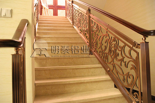 高贵典雅的铝艺雕花楼梯防护栏用铝板-选用欧陆娱乐6061铝合金