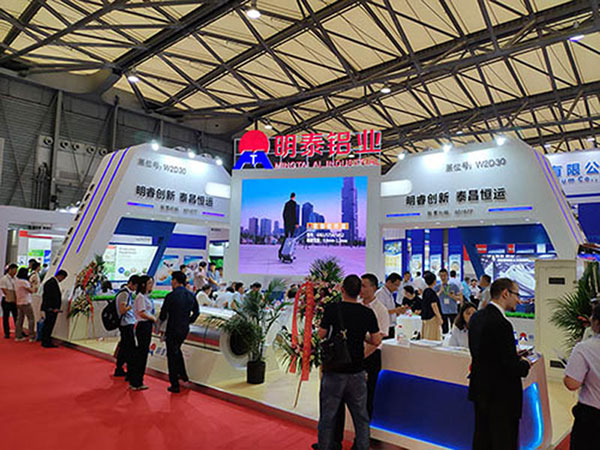 2018上海铝工业展会，欧陆娱乐铝业产品备受称赞